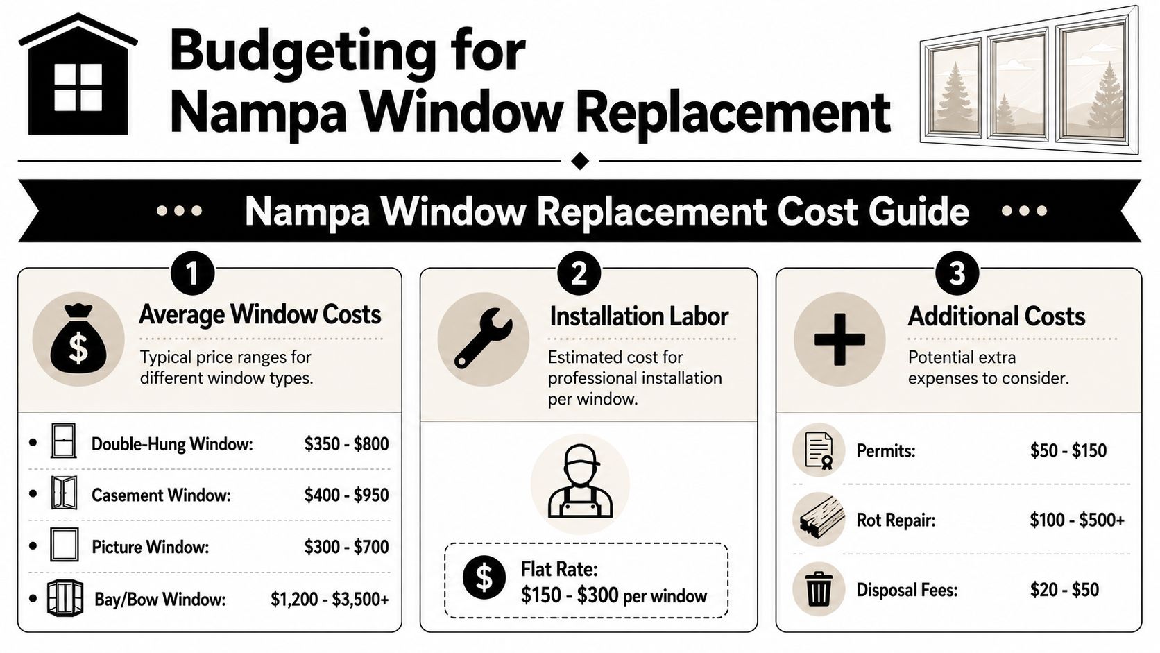 How to Budget for Your Nampa Window Replacement