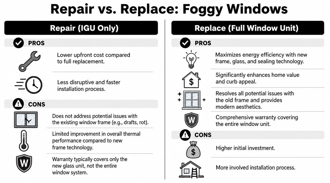 Should You Repair the Glass or Replace the Window